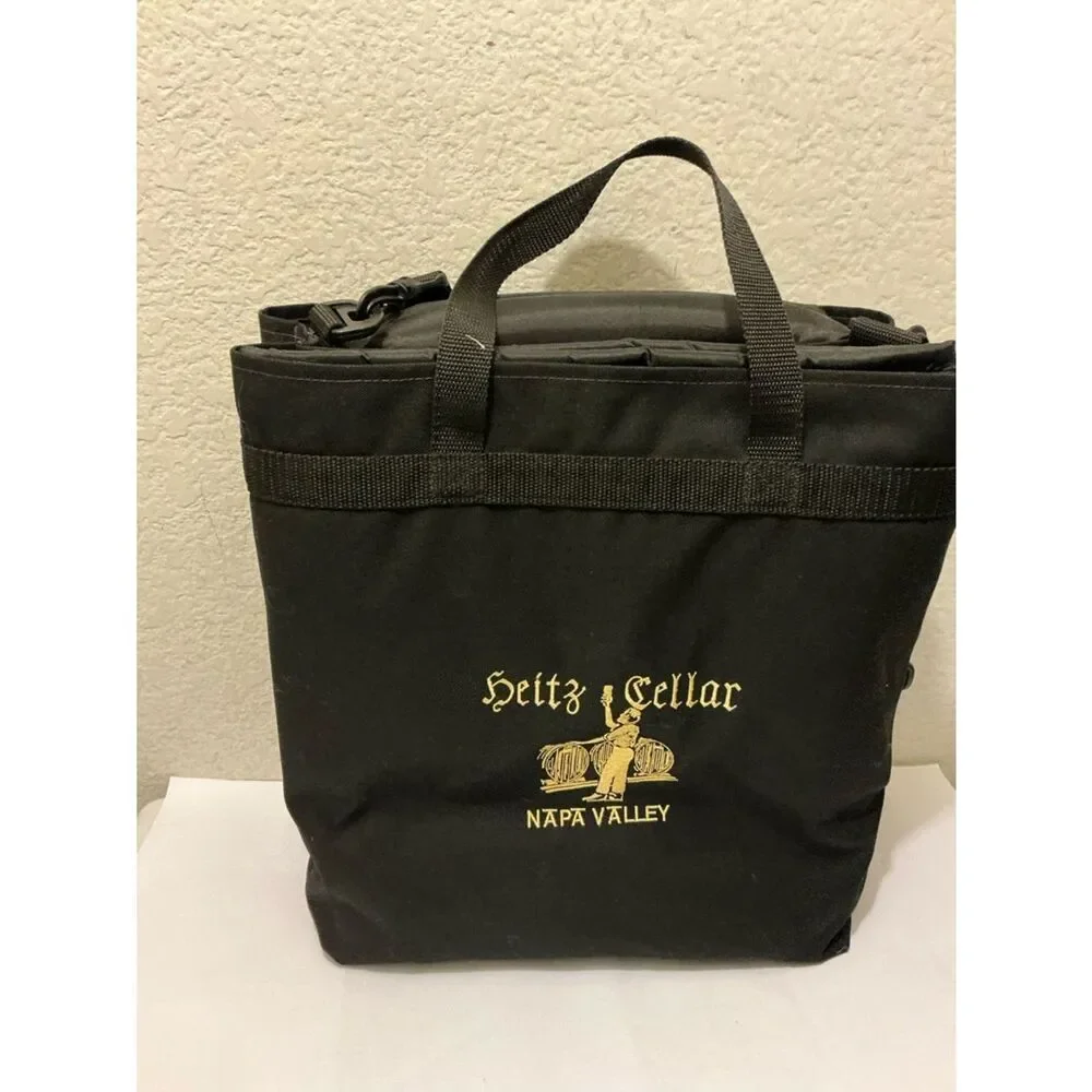 Chill n go Heitz Cellar Napa Valley Black insulated Duffel Tote